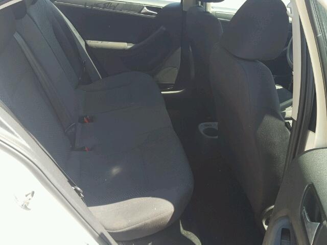 3VW2K7AJ4CM394409 - 2012 VOLKSWAGEN JETTA BASE Սպիտակ լուսանկար 6