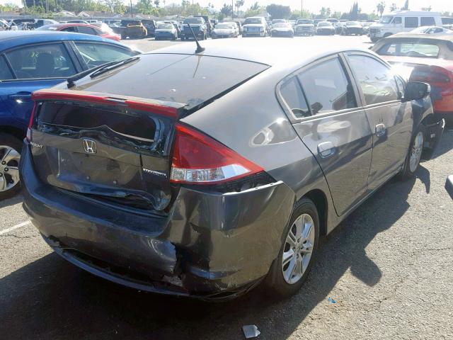 JHMZE2H72BS010900 - 2011 HONDA INSIGHT EX CHARCOAL photo 4