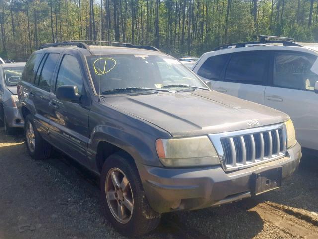 1J4GW58JX4C351374 - 2004 JEEP GRAND CHER GRAY photo 1