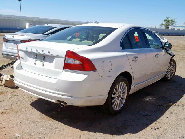 YV1952AS6C1156282 - 2012 VOLVO S80 3.2 WHITE photo 4