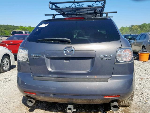 JM3ER29L680173173 - 2008 MAZDA CX-7 GRAY photo 9