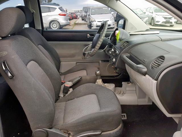 3VWCK21C63M428326 - 2003 VOLKSWAGEN NEW BEETLE შავი ფოტო 5