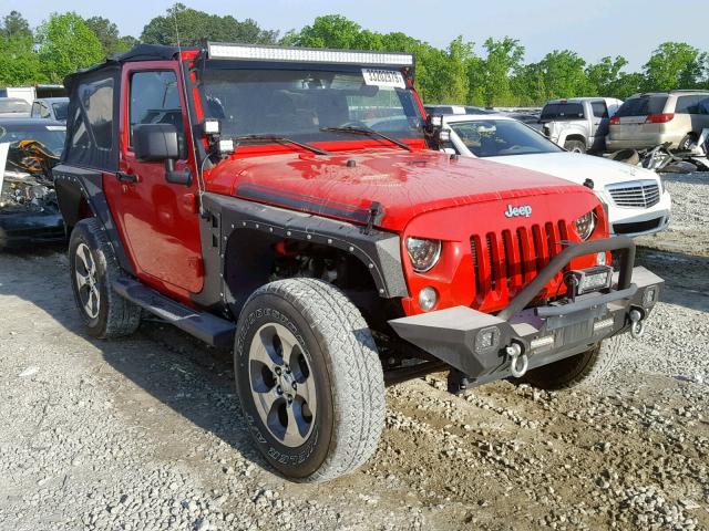 1C4AJWBG4HL714805 - 2017 JEEP WRANGLER S Qırmızı foto 1