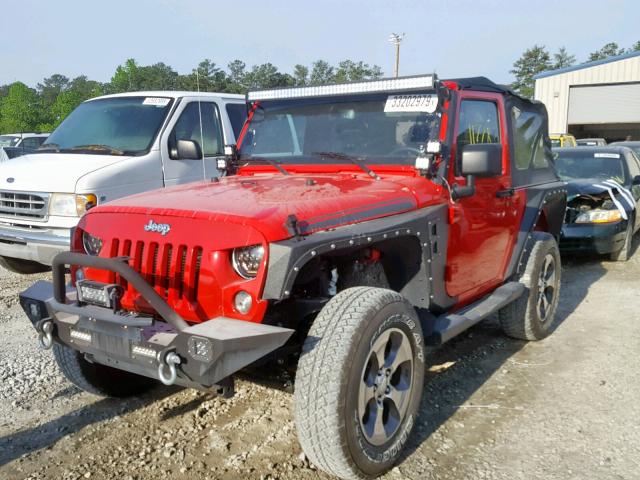 1C4AJWBG4HL714805 - 2017 JEEP WRANGLER S Qırmızı foto 2
