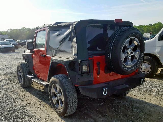 1C4AJWBG4HL714805 - 2017 JEEP WRANGLER S Qırmızı foto 3