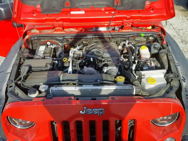 1C4AJWBG4HL714805 - 2017 JEEP WRANGLER S Qırmızı foto 7