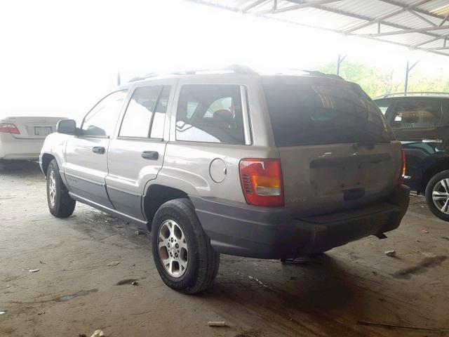 1J4GX48S11C530852 - 2001 JEEP GRAND CHER GRAY photo 3