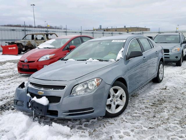 1G1ZG57KX94260038 - 2009 CHEVROLET MALIBU LS BLUE photo 2