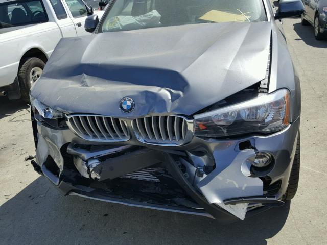 5UXWZ7C39H0V90790 - 2017 BMW X3 SDRIVE2 GRAY photo 7