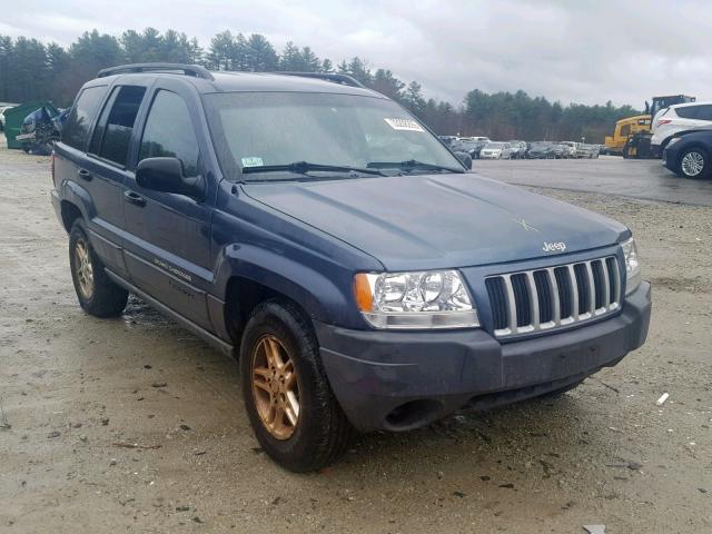 1J4GW48S64C266079 - 2004 JEEP GRAND CHER BLUE photo 1