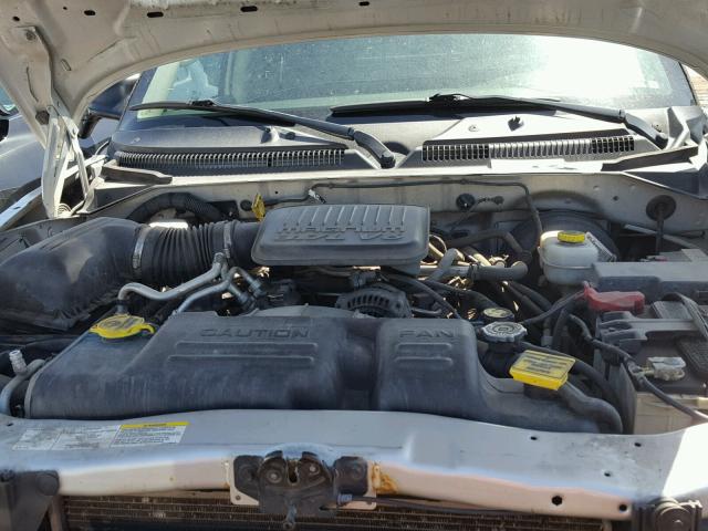 1D7HG12KX4S662607 - 2004 DODGE DAKOTA SXT SILVER photo 7