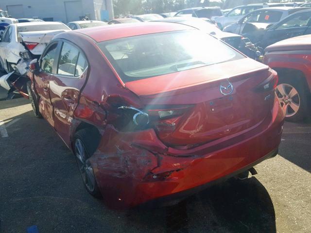 3MZBN1V34JM203651 - 2018 MAZDA 3 TOURING RED photo 3