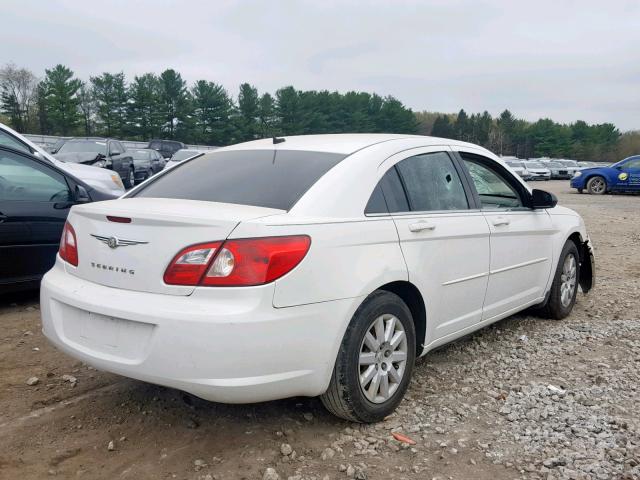 1C3LC46K98N237271 - 2008 CHRYSLER SEBRING LX WHITE photo 4