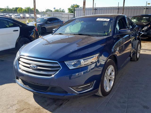 1FAHP2E84HG145477 - 2017 FORD TAURUS SEL BLUE photo 2