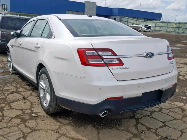 1FAHP2E8XHG137397 - 2017 FORD TAURUS SEL WHITE photo 3