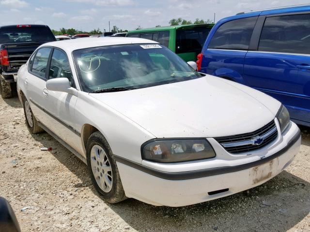 2G1WF52E649275715 - 2004 CHEVROLET IMPALA WHITE photo 1