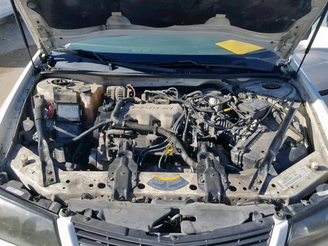 2G1WF52E649275715 - 2004 CHEVROLET IMPALA WHITE photo 7