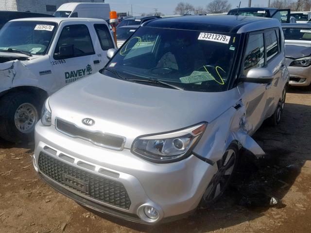KNDJX3A52E7706381 - 2014 KIA SOUL ! Gümüş foto 2