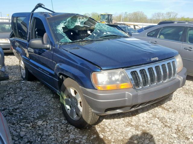 1J4GW48S01C538640 - 2001 JEEP GRAND CHER BLUE photo 1