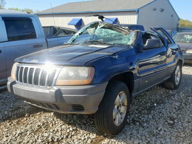 1J4GW48S01C538640 - 2001 JEEP GRAND CHER BLUE photo 2