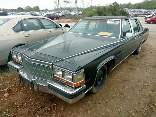 1G6DW69Y3G9720123 - 1986 CADILLAC FLEETWOOD BLUE photo 2