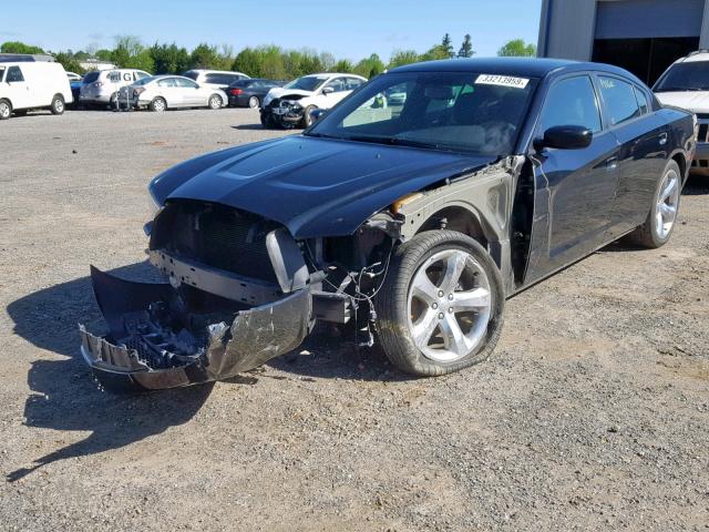 2C3CDXHG2CH126246 - 2012 DODGE CHARGER SX BLACK photo 2