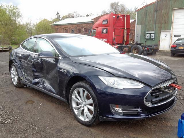 5YJSA1CN2DFP13704 - 2013 TESLA MODEL S Կապույտ լուսանկար 1