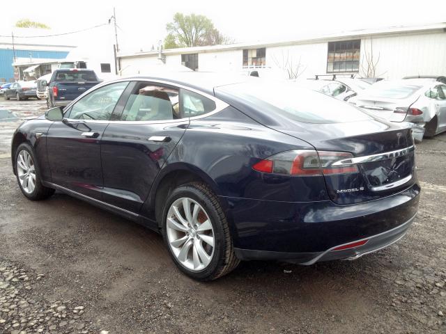 5YJSA1CN2DFP13704 - 2013 TESLA MODEL S Կապույտ լուսանկար 3