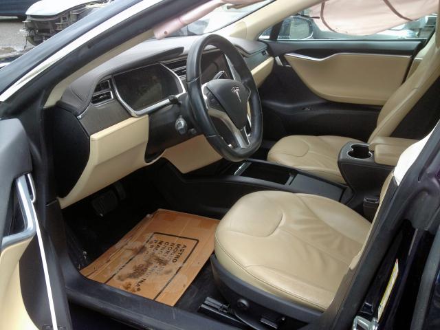 5YJSA1CN2DFP13704 - 2013 TESLA MODEL S Կապույտ լուսանկար 6