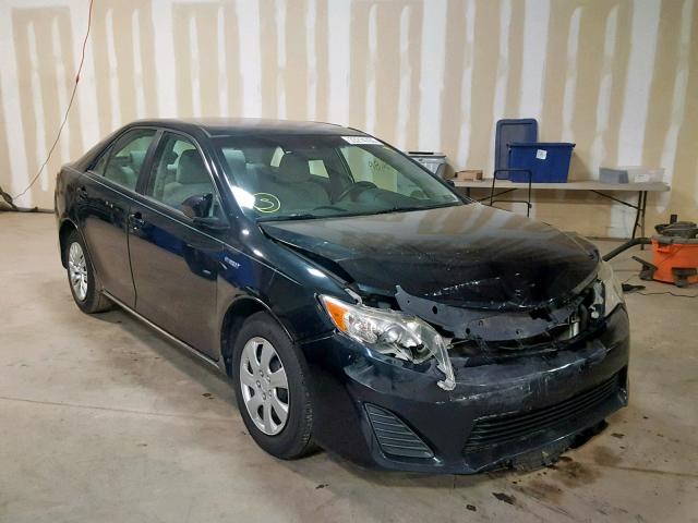 4T1BD1FK5CU015596 - 2012 TOYOTA CAMRY HYBR BLUE photo 1