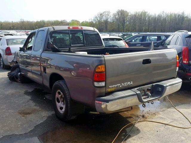 5TBRN34164S442936 - 2004 TOYOTA TUNDRA ACC GRAY photo 3