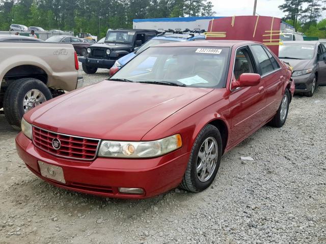 1G6KS54Y62U255346 - 2002 CADILLAC SEVILLE SL MAROON photo 2