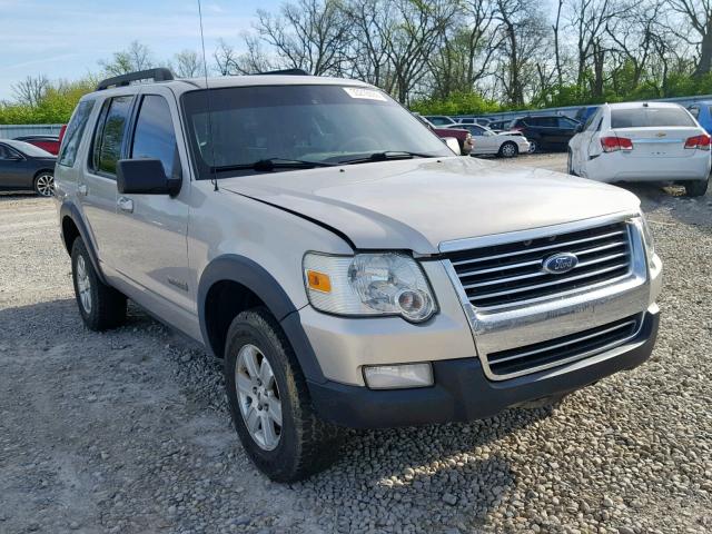 1FMEU73E07UA52673 - 2007 FORD EXPLORER X SILVER photo 1