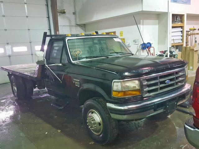 1FDLF47F1VEB32171 - 1997 FORD F SUPER DU BLACK photo 1