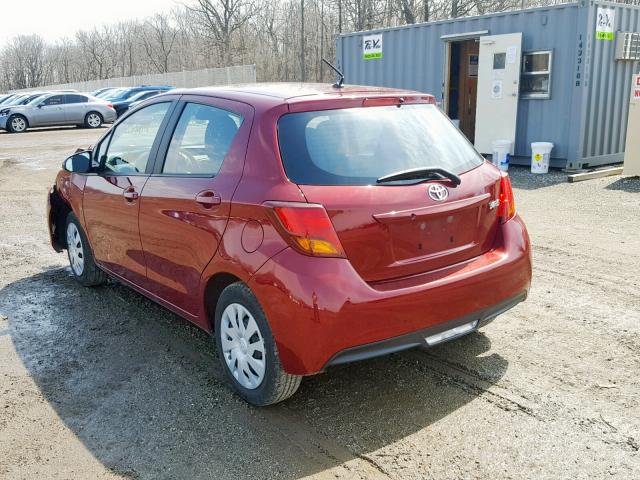 VNKKTUD30HA083647 - 2017 TOYOTA YARIS L RED photo 3