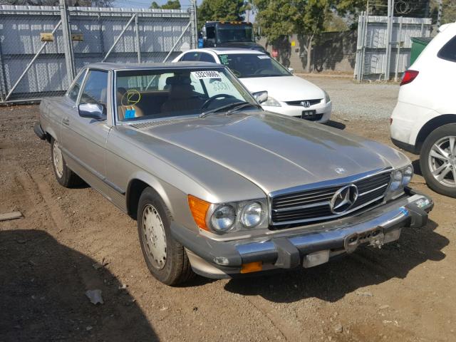 WDBBA48D1HA057655 - 1987 MERCEDES-BENZ 560 SL TAN photo 1