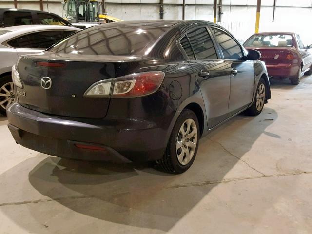 JM1BL1UF2B1393212 - 2011 MAZDA 3 I BLACK photo 4