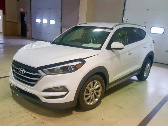 KM8J3CA48HU574179 - 2017 HYUNDAI TUCSON LIM WHITE photo 2