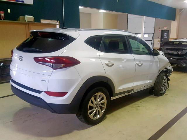 KM8J3CA48HU574179 - 2017 HYUNDAI TUCSON LIM WHITE photo 4