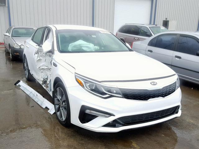 5XXGT4L37KG283162 - 2019 KIA OPTIMA LX WHITE photo 1