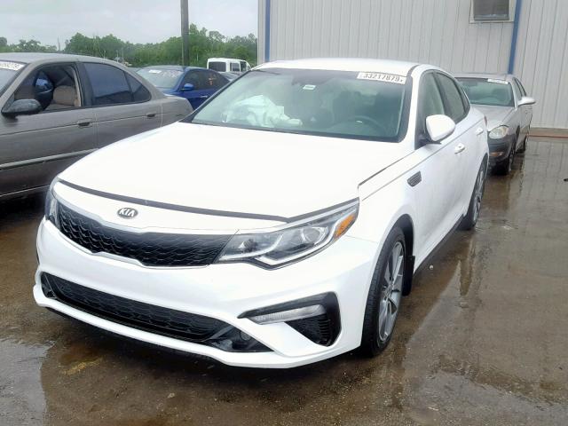 5XXGT4L37KG283162 - 2019 KIA OPTIMA LX WHITE photo 2