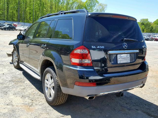 4JGBF71E28A437879 - 2008 MERCEDES-BENZ GL 450 4MA BLACK photo 3