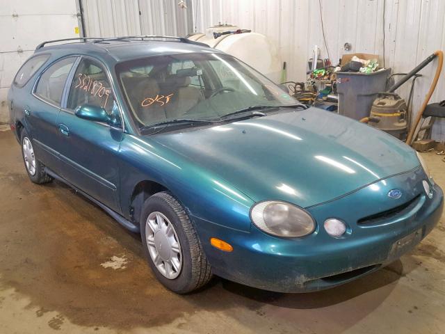 1FALP57U1TG200143 - 1996 FORD TAURUS GL GREEN photo 1