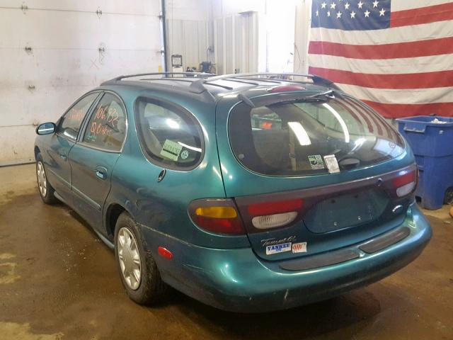 1FALP57U1TG200143 - 1996 FORD TAURUS GL GREEN photo 3