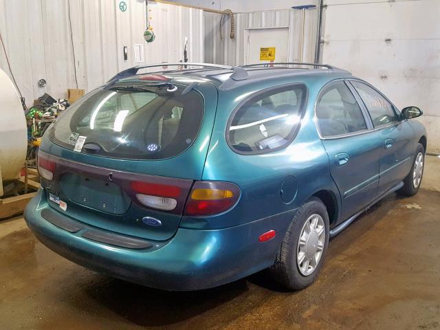 1FALP57U1TG200143 - 1996 FORD TAURUS GL GREEN photo 4