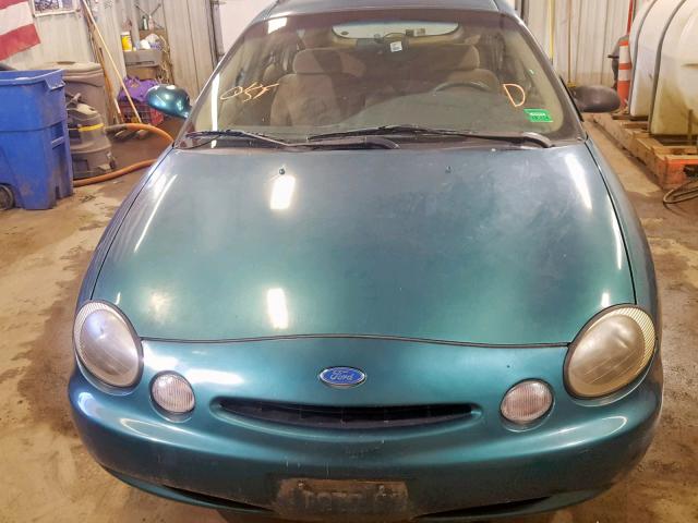 1FALP57U1TG200143 - 1996 FORD TAURUS GL GREEN photo 9