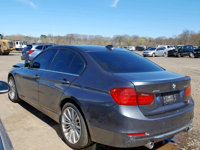 WBA3B9C54FF801780 - 2015 BMW 335 XI GRAY photo 3