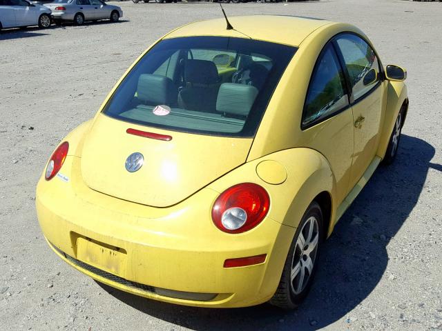 3VWRW31C66M415116 - 2006 VOLKSWAGEN NEW BEETLE Gelb Foto 4