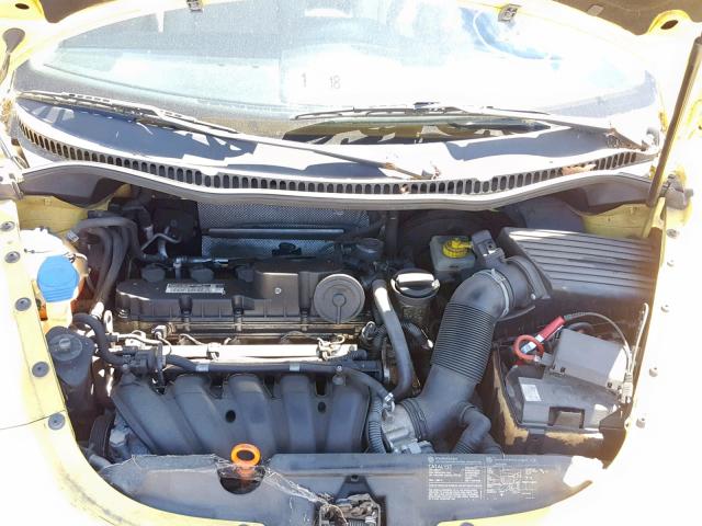 3VWRW31C66M415116 - 2006 VOLKSWAGEN NEW BEETLE Gelb Foto 7