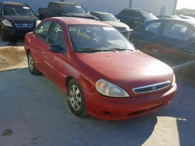 KNADC123826164874 - 2002 KIA RIO RED photo 1